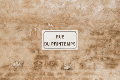 La rue du printemps La rue du printemps